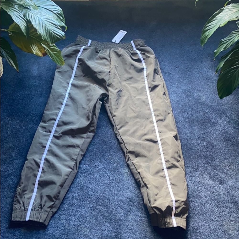 Stripped slim fit Shell Jogger